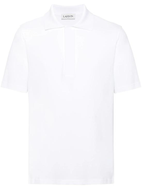  랑방 폴로 티셔츠 RMPL0011J011P24 White