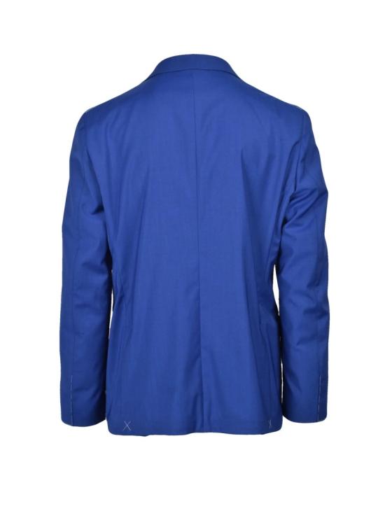  CC 콜렉션 꼬르넬리아니 수트 세트 로얄 블루 컬러의 더블 브레스트 울 블렌드 정장 - CC COLLECTION CORNELIANI