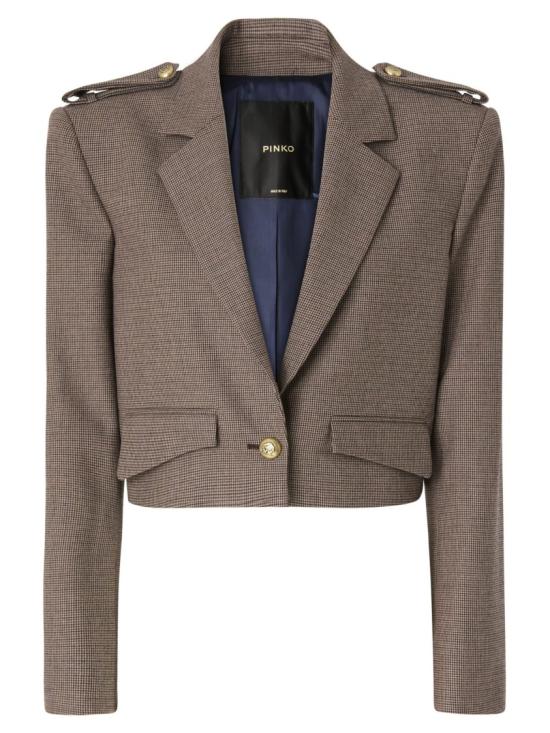 26FW 핑코 자켓 107715A3MQCY4 Brown