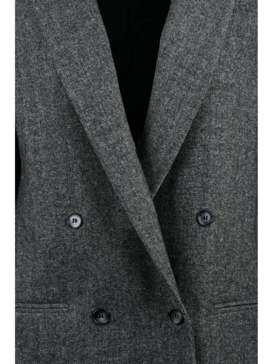 25FW Black 961 수트 자켓 맞춤형 핏의 더블 브레스트 텍스처 재킷 - OTHER BRANDS