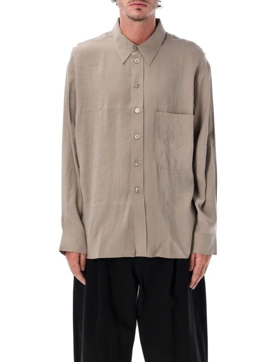 26FW 스튜디오 니콜슨 긴팔 셔츠 SNM1557TAUPE Pink