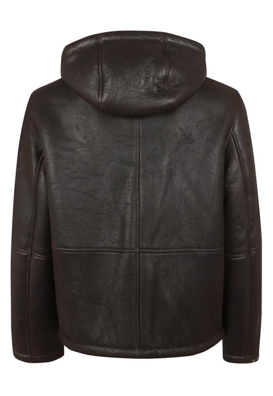 26FW 돈답 가죽 자켓 JU027 PL0547UXXX Brown - DONDUP