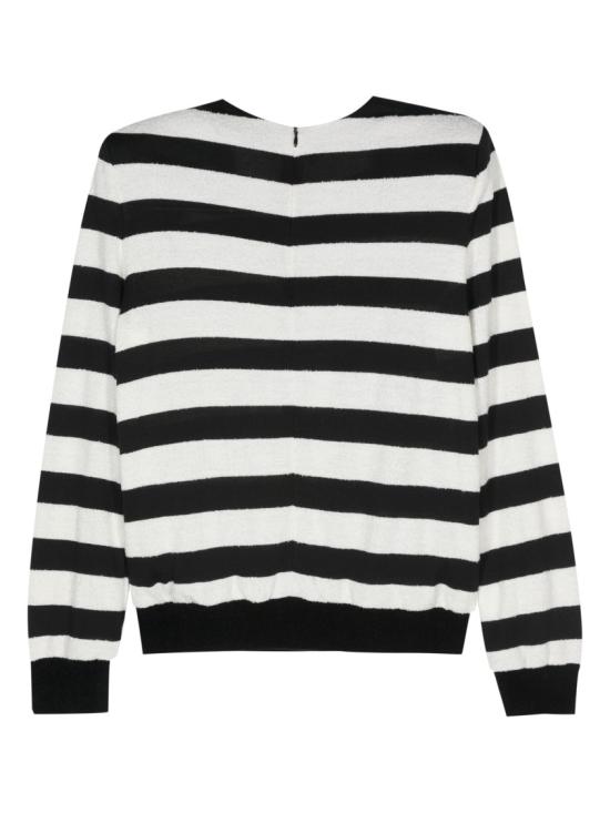  발망 니트웨어 DF1AR845JI70 EAB Black - BALMAIN
