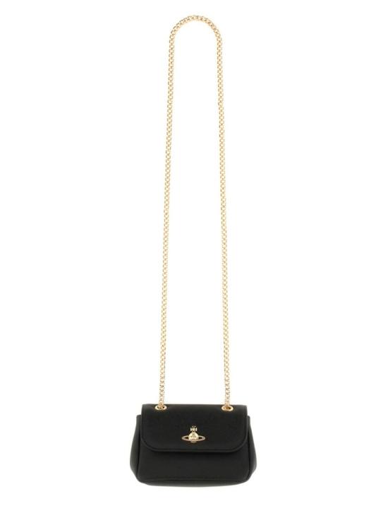  비비안웨스트우드 스몰 펄스 체인 크로스백 5C01000BW L001NN402 Black - VIVIENNE WESTWOOD