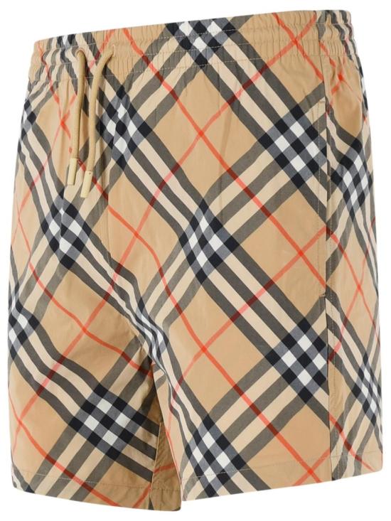  버버리 체크 스윔팬츠 8087335 B9368 Neutrals - BURBERRY