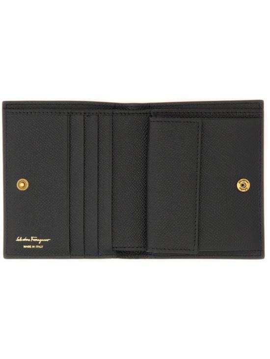  살바토레 페라가모 간치니 반지갑 726512 22D780001 Black - SALVATORE FERRAGAMO