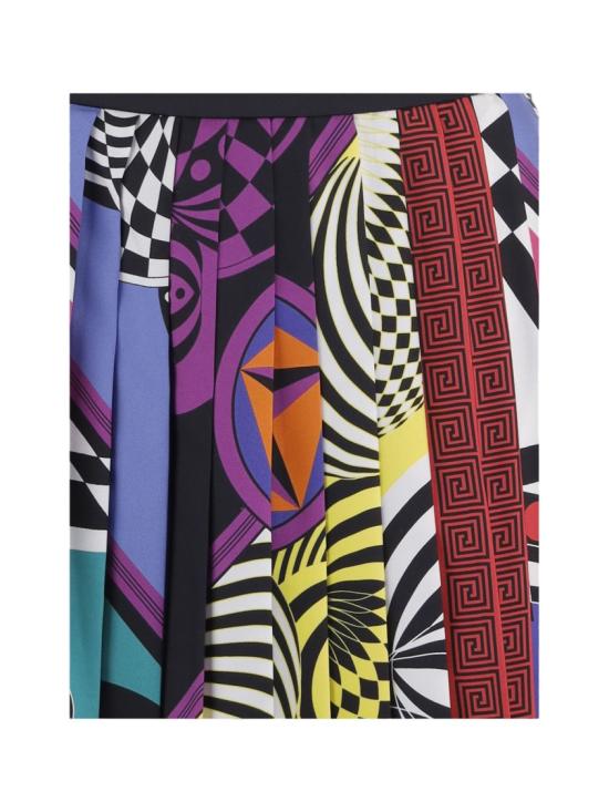 26FW 베르사체 미디 스커트 10008291A192885X000 Multicolor - VERSACE