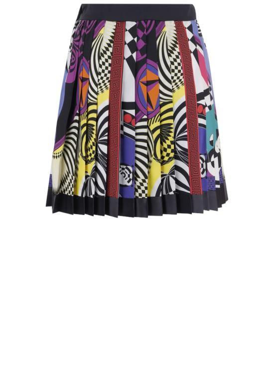 26FW 베르사체 미디 스커트 10008291A192885X000 Multicolor - VERSACE