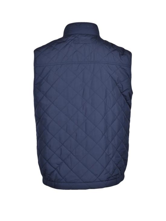 25FW 간트 베스트 다이아몬드 패턴 퀼팅 방풍 조끼 (재활용 폴리에스터 소재) - GANT