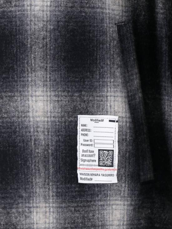 26FW 메종 미하라 야스히로 셔츠 J17SH185BLACK - MAISON MIHARA YASUHIRO