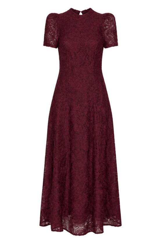 26FW 로테이트 롱 원피스 116272741 099 Burgundy