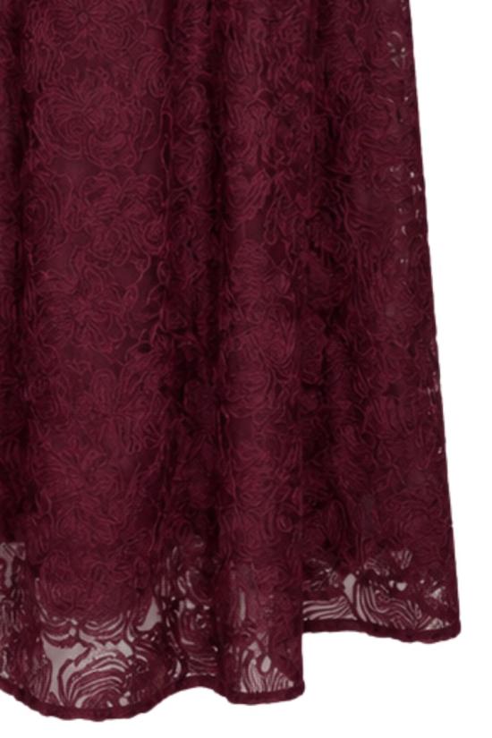 26FW 로테이트 롱 원피스 116272741 099 Burgundy - ROTATE