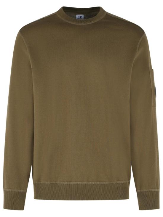 26SS 씨피 컴퍼니 코튼 씨 아일랜드 크루넥 렌즈 스웨터 20CMKN102A 110560A 683 Green