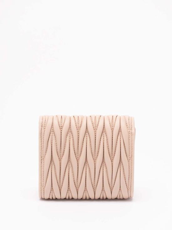26FW 미우미우 스몰 마테라쎄 나파 레더 지갑 5MH033 AFPP F0236 POWDER PINK DOM - MIU MIU