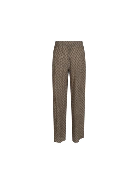 26FW 구찌 프린트 실크 레저 팬츠 A003ZB ZAVRI Grey
