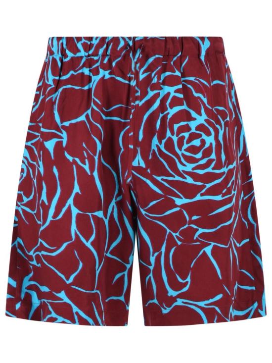 26SS 드리스 반 노튼 숏팬츠 020931 3244 358 Burgundy