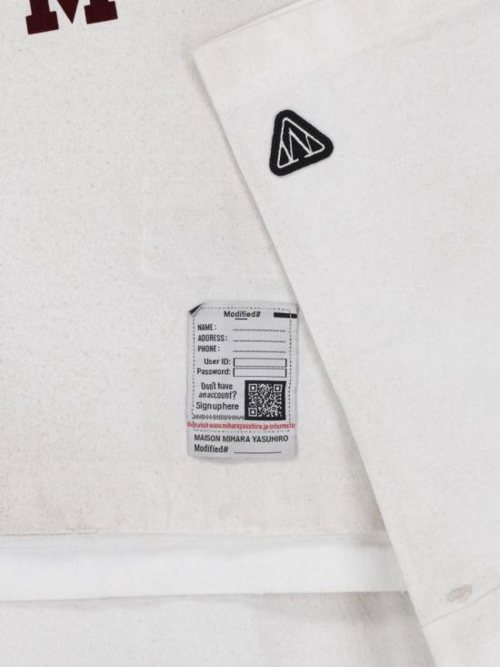 26FW 메종 미하라 야스히로 반팔 티셔츠 J17TS811WHITE - MAISON MIHARA YASUHIRO