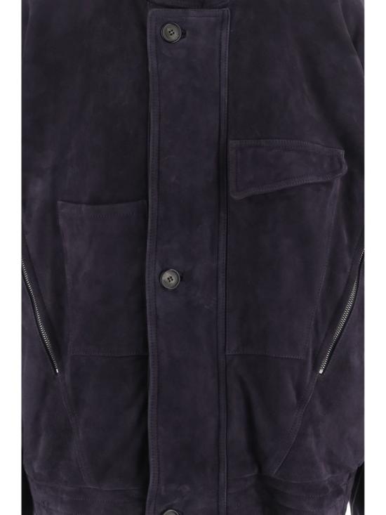 26FW 조르지오 아르마니 봄버 자켓 GM004407AF30029UA140 Purple - GIORGIO ARMANI