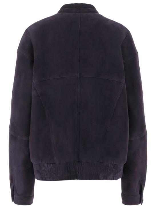 26FW 조르지오 아르마니 봄버 자켓 GM004407AF30029UA140 Purple - GIORGIO ARMANI