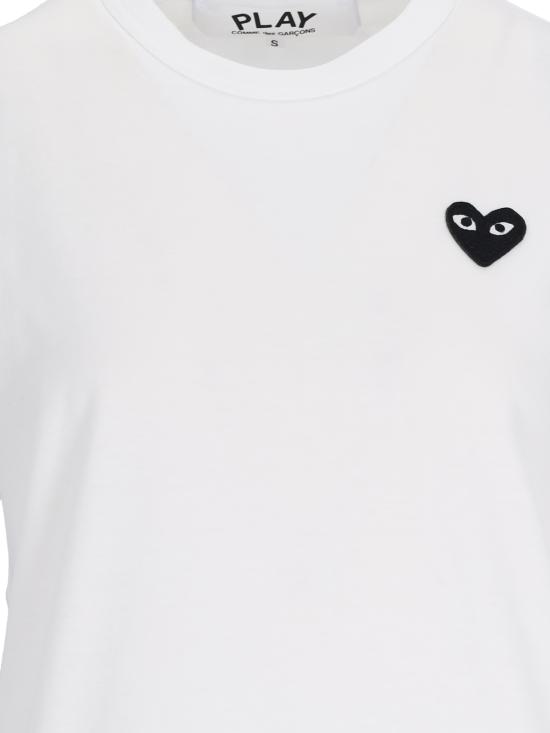 26FW 꼼데가르송 반팔 티셔츠 AX T064 051 2 White - COMME DES GARCONS