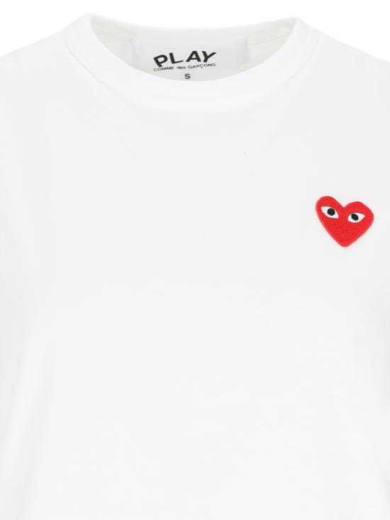 26FW 꼼데가르송 반팔 티셔츠 AX T108 051 2 WHITE - COMME DES GARCONS