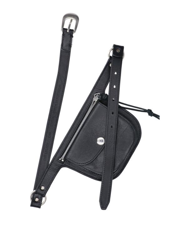 26FW 아워레가시 가죽 벨트 A2268PM MALLEABLE BLACK BULL HIDE - OUR LEGACY