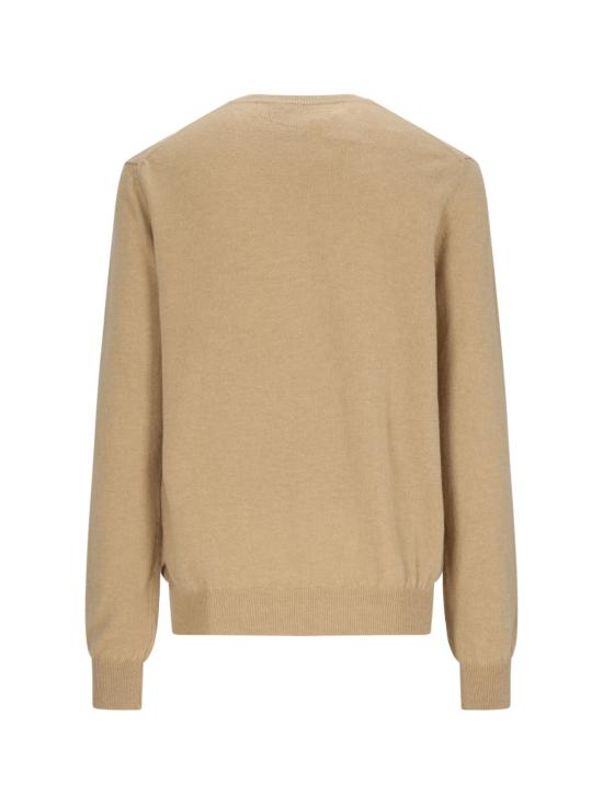 26FW 꼼데가르송 블랙 하트 니트 가디건 AX N023 051 Beige - COMME DES GARCONS