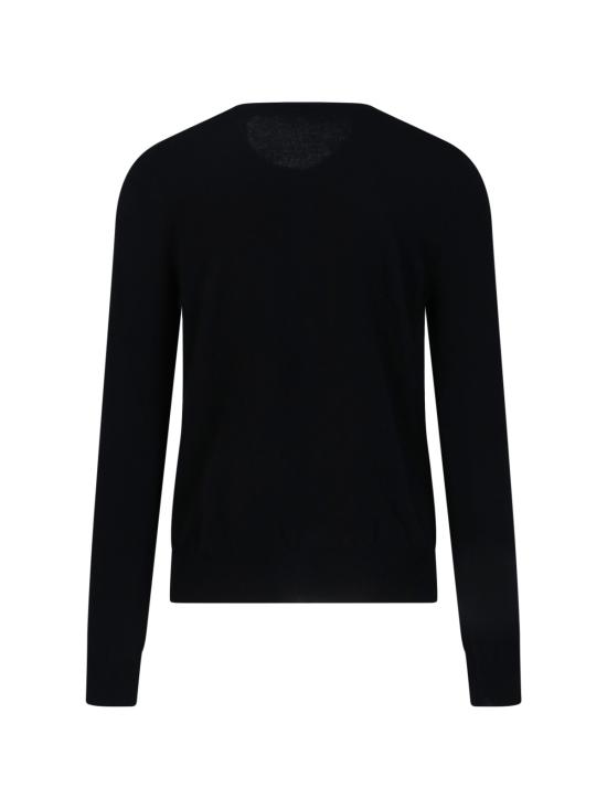 26FW 꼼데가르송 플레이 레드 하트 니트 가디건 AX N007 051 Black - COMME DES GARCONS