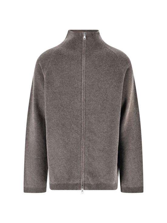26FW 아워레가시 라인 집 가디건 라인 집 가디건 M4263LM MUD SPRAY DYE CHERUB WOOL
