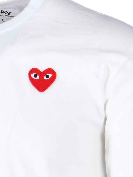 26FW 꼼데가르송 반팔 티셔츠 AX T118 051 2 White - COMME DES GARCONS