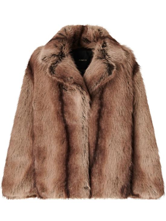26FW 핑코 무스탕 107046A3C6D31 Brown