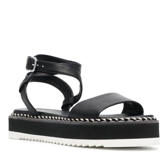  에이지엘 샌들 D642034PISOFTY0000 NERO Black - AGL