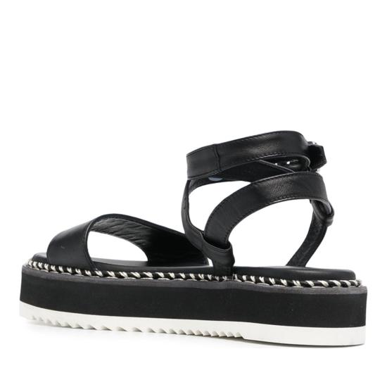  에이지엘 샌들 D642034PISOFTY0000 NERO Black - AGL