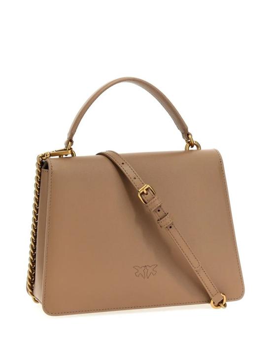 25FW 핑코 토트백 100066A0F1 D01Q Brown - PINKO