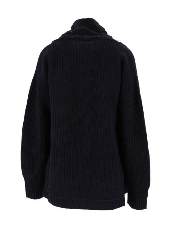 26FW 에르마노 설비노 가디건 D49EN059EO1 Blue - ERMANNO SCERVINO