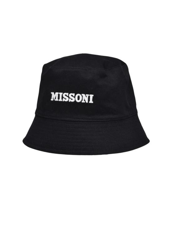  미소니 버킷햇 다채로운 색상의 생동감 넘치는 지그재그 패턴 면 버킷햇 - MISSONI