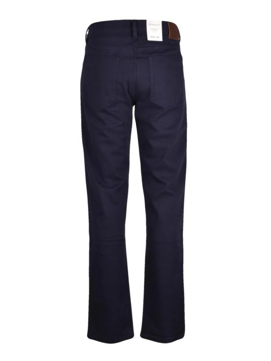 25FW 간트 데님 팬츠 다크 블루 레귤러 핏 파이브 포켓 스트레치 진 - GANT