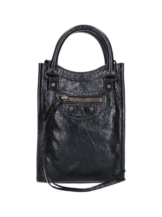 26FW 발렌시아가 르 시티 토트 폰 873426 2ABFY 1000 BLACK