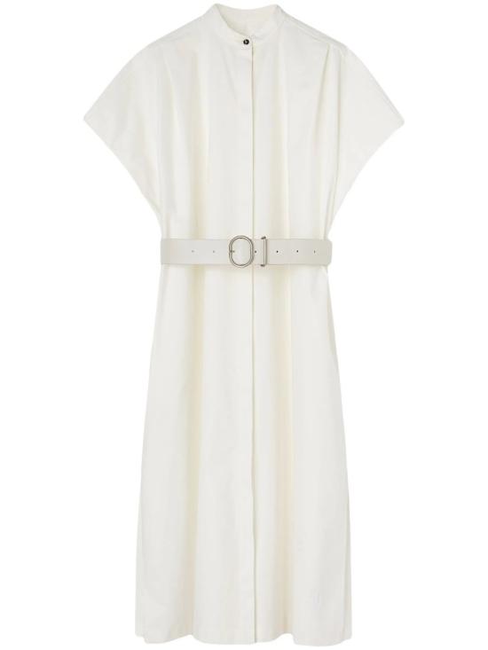  질샌더 미디 원피스 J40CT0156J45039106 White