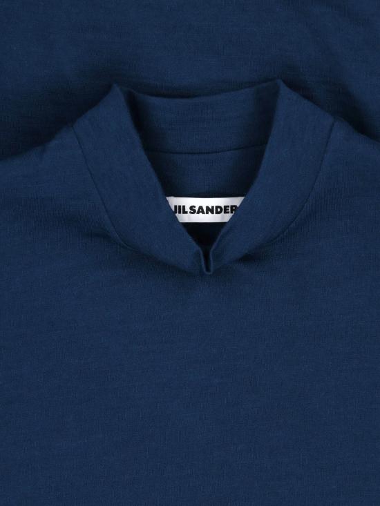 26FW 질샌더 긴팔 티셔츠 J21GC0209 J20407 406 Blue - JIL SANDER