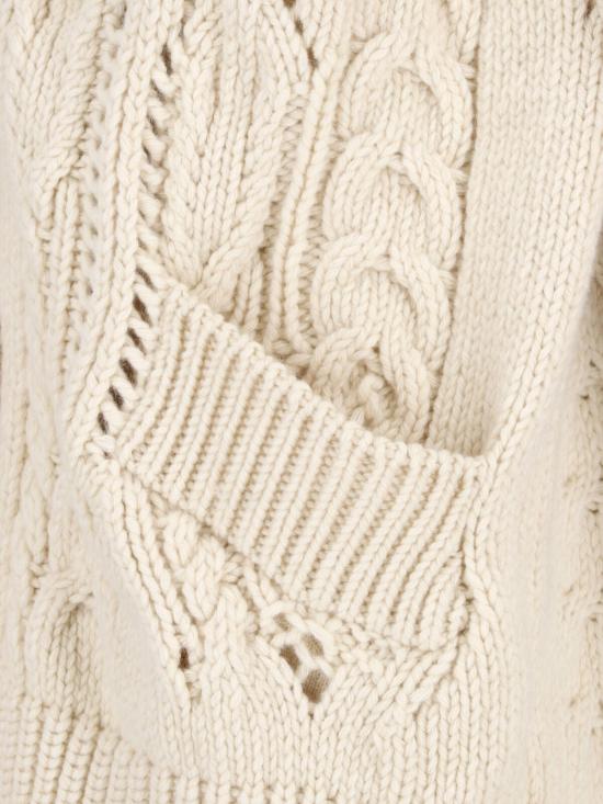 26FW 에르마노 설비노 무스탕 D495D305SHQTK 10105 Cream - ERMANNO SCERVINO