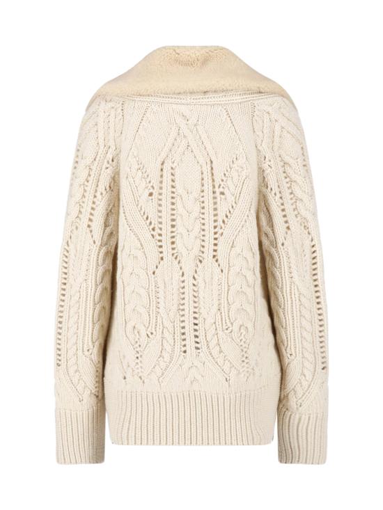 26FW 에르마노 설비노 무스탕 D495D305SHQTK 10105 Cream - ERMANNO SCERVINO