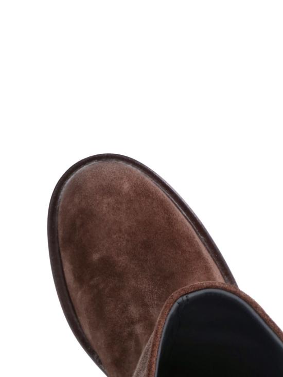 26FW 포에베 부츠 EV01ZIPMEL VELUR TDM Brown - POEVE