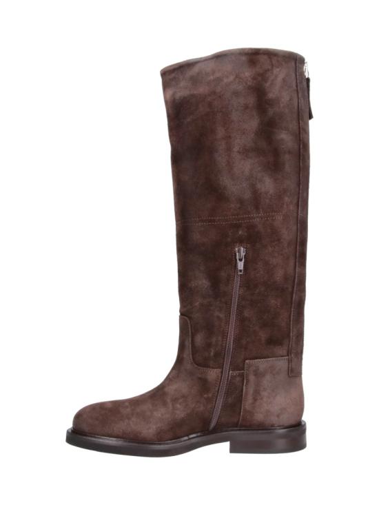 26FW 포에베 부츠 EV01ZIPMEL VELUR TDM Brown - POEVE