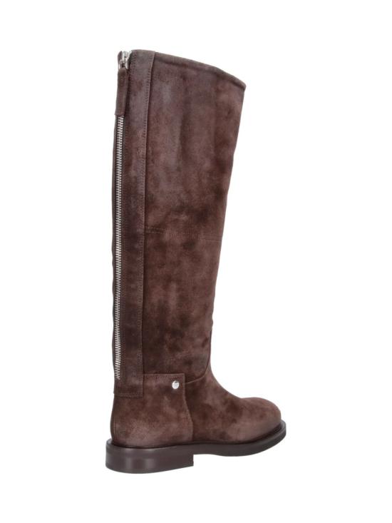 26FW 포에베 부츠 EV01ZIPMEL VELUR TDM Brown - POEVE