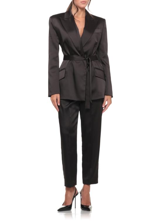 26FW 엘리자베타프랜치 스트레이트 팬츠 PA20366E2110 Black - ELISABETTA FRANCHI