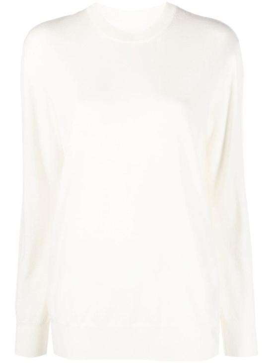  질샌더 니트웨어 J04GP0001J14531109 White