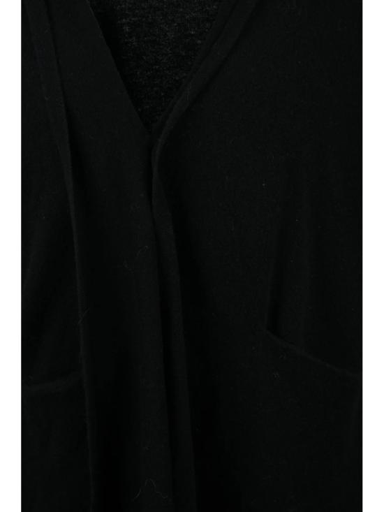 25FW 카오스 가디건 블랙 브이넥 오픈형 울 가디건 - KAOS