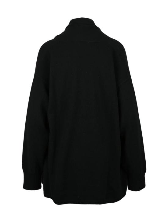 25FW 카오스 가디건 블랙 브이넥 오픈형 울 가디건 - KAOS