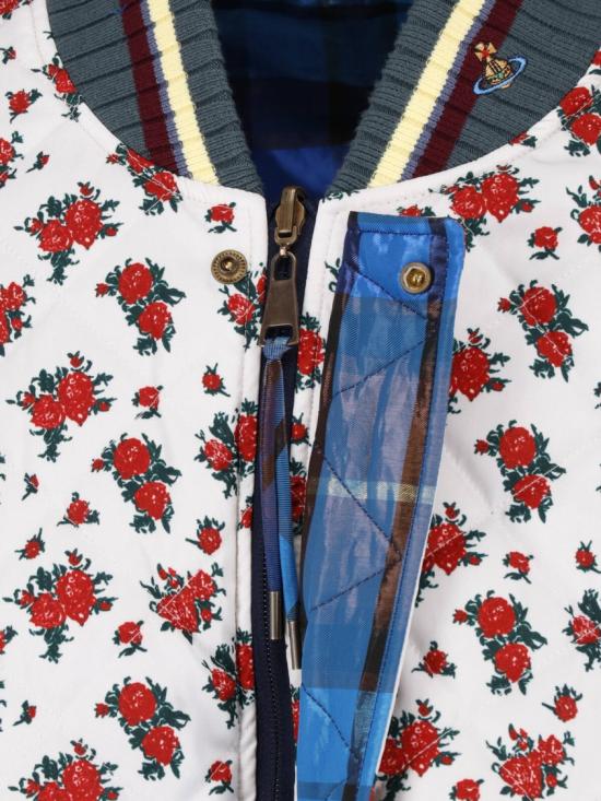 26FW 비비안웨스트우드 봄버 자켓 3304000T C009WO102 Blue - VIVIENNE WESTWOOD